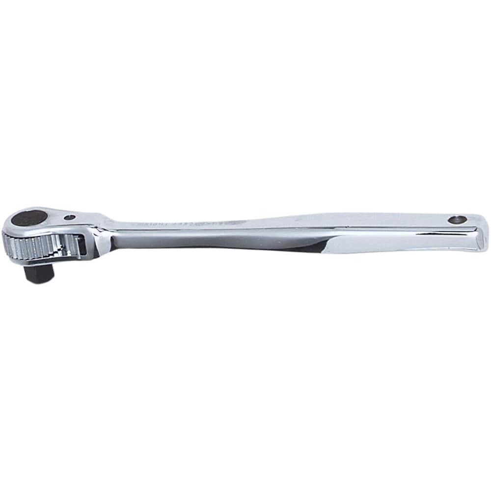Wright Tool & Forge - Ratchets; Tool Type: Ratchet ; Drive Size (Inch): 1/2 ; Head Shape: Pear ; Head Features: Reversible ; Finish/Coating: Full Polish Chrome ; Overall Length (Inch): 10-1/2 - Exact Tool & Supply