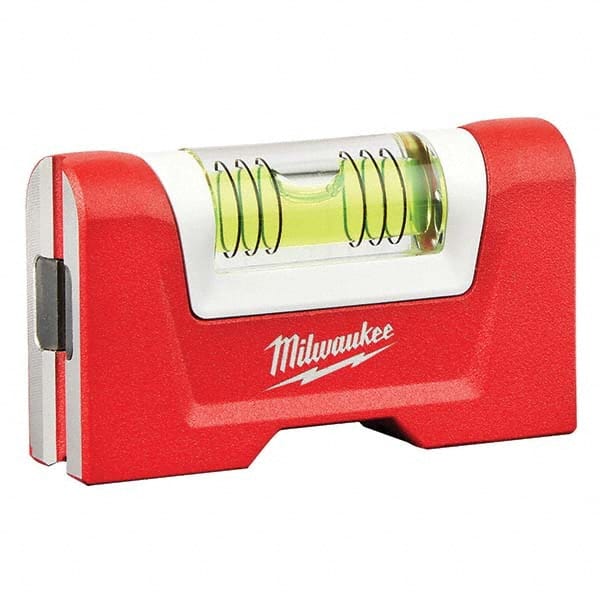 Milwaukee Tool - Tubular & Pocket Levels Mounting Type: Magnetic Mounting Direction: Horizontal/Vertical - Exact Tool & Supply