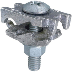 Burndy - Grounding Clamps; Clamp Type: Grounding Clamp ; Compatible Wire Size (AWG): 2/0 ; Compatible Wire Size (kcmil): 250 ; Overall Length (Inch): 2.2 ; Overall Length (Decimal Inch): 2.2 ; Material: Copper Alloy - Exact Tool & Supply