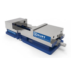 Kurt - 10" Opening 8" Manual Horizontal Stationary Precision Machine Vise - Exact Tool & Supply