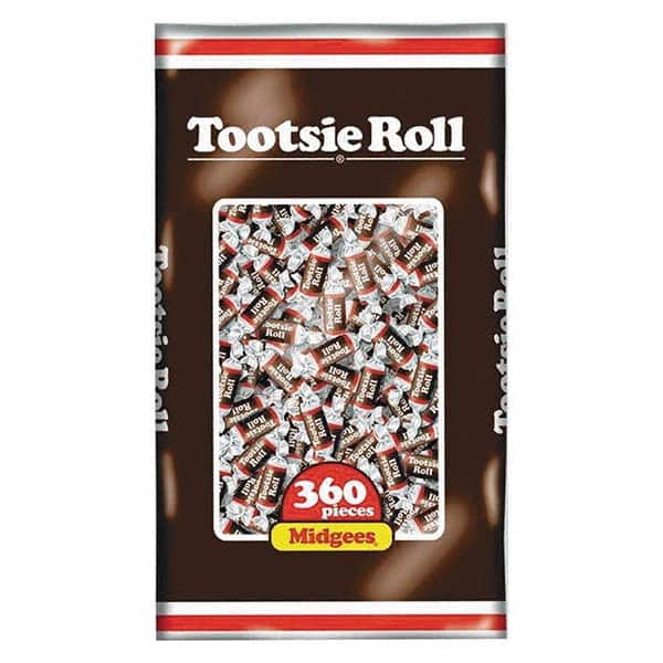 Tootsie Roll - Snacks, Cookies, Candy & Gum Breakroom Accessory Type: Candy Breakroom Accessory Description: Midgees, Original, 38.8oz Bag, 360 Pieces - Exact Tool & Supply