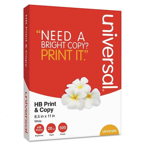 UNIVERSAL - Office Machine Supplies & Accessories Office Machine/Equipment Accessory Type: Copy Paper For Use With: Copiers; Fax Machines; Inkjet Printers; Laser Printers; Typewriters - Exact Tool & Supply
