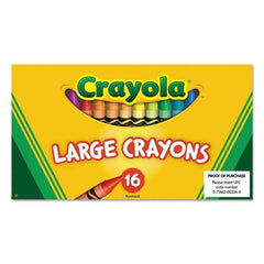 Crayola - Markers & Paintsticks Type: All Purpose Wax Crayon Color: Assorted - Exact Tool & Supply