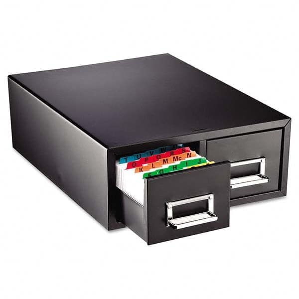 SteelMaster - Compartment Storage Boxes & Bins Type: Index Card Cabinet w/Pull Drawer Number of Compartments: 1.000 - Exact Tool & Supply