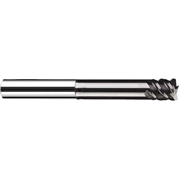 Fraisa - 3/16" Diam 4 Flute Solid Carbide 0.02" Corner Radius End Mill - Exact Tool & Supply