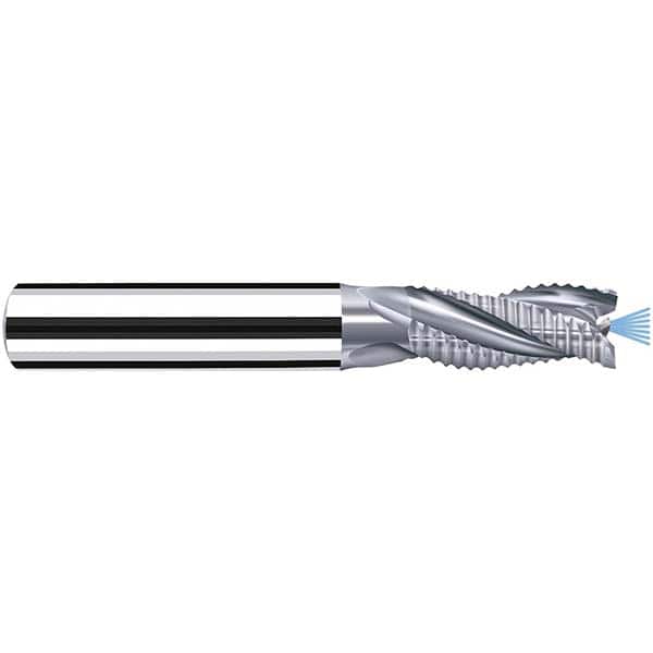 Fraisa - 10mm Diam, 22mm LOC, 3 Flute Solid Carbide Roughing Square End Mill - Exact Tool & Supply