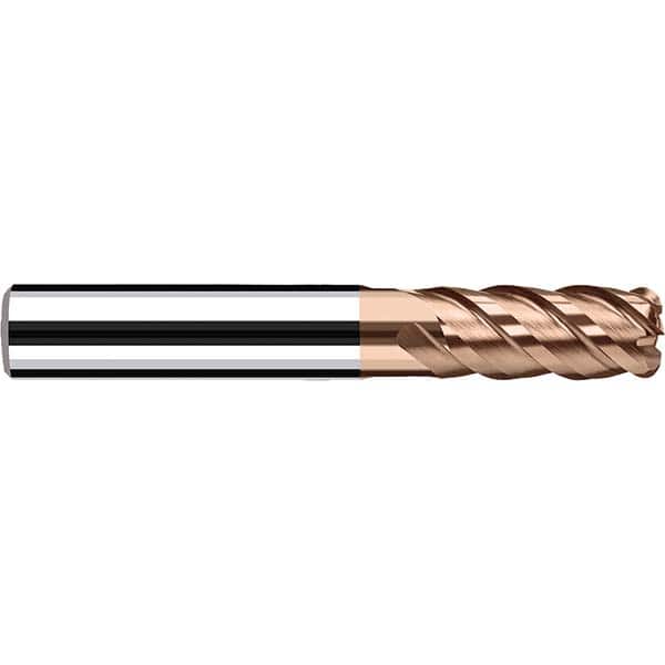 Fraisa - 6mm Diam 4 Flute Solid Carbide 0.2mm Corner Radius End Mill - Exact Tool & Supply