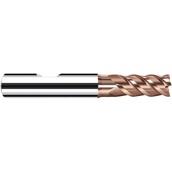 Fraisa - 8mm Diam 4 Flute Solid Carbide 0.15mm Corner Radius End Mill - Exact Tool & Supply