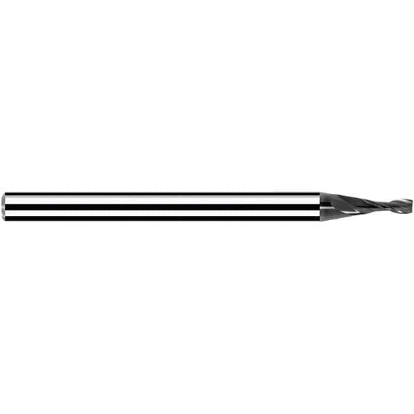 Fraisa - 0.7mm, 2mm LOC, 40mm OAL, 2 Flute Solid Carbide Square End Mill - Exact Tool & Supply