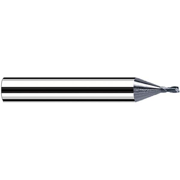 Fraisa - 0.1mm, 6mm LOC, 57mm OAL, 2 Flute Solid Carbide Square End Mill - Exact Tool & Supply
