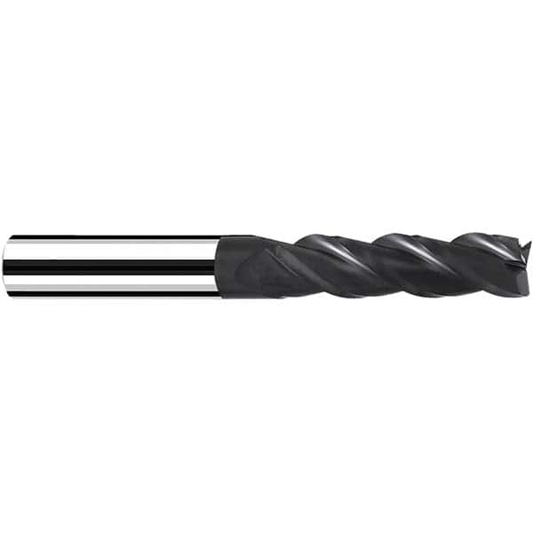 Fraisa - 5mm Diam 3 Flute Solid Carbide 0.3mm Corner Radius End Mill - Exact Tool & Supply
