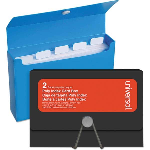 UNIVERSAL - Rolodexes & Cards Rolodex Type: Index Cards Size: 4 x 6 - Exact Tool & Supply