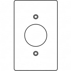 Hubbell Killark - Wall Plates Wall Plate Type: Outlet Wall Plates Color: Gray - Exact Tool & Supply