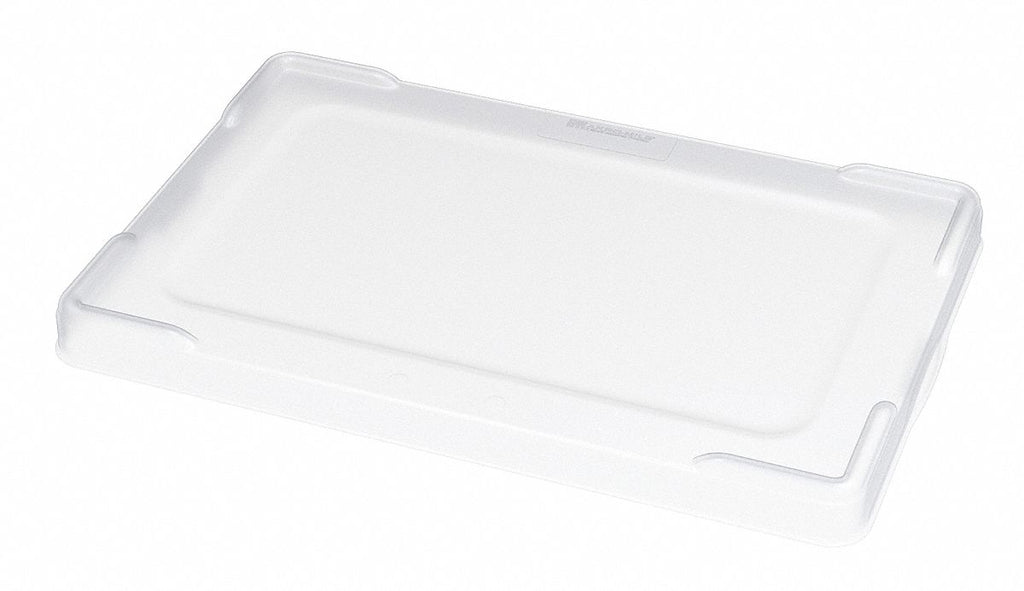 Lid, Clear, Industrial Grade Polymer, 17-3/16" Length, 1-5/16" Height