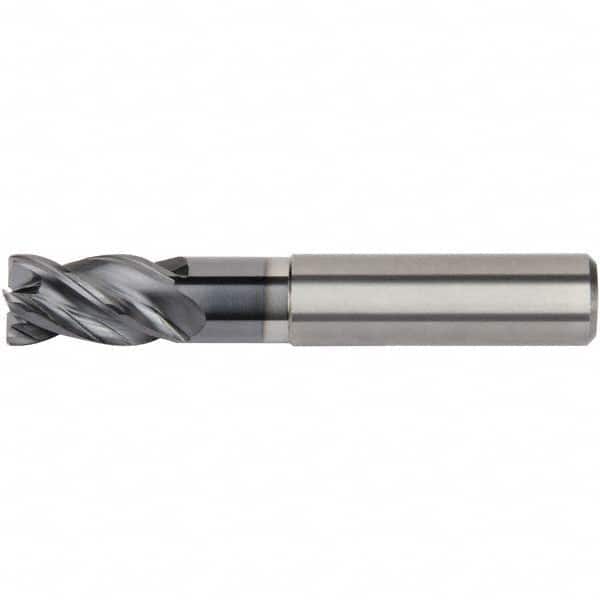 Kennametal - 20mm Diam 4 Flute Solid Carbide 4mm Corner Radius End Mill - Exact Tool & Supply