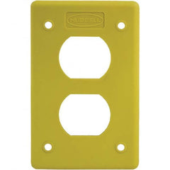 Hubbell Wiring Device-Kellems - Electrical Outlet Box & Switch Box Accessories Accessory Type: Box Cover Material: Thermoplastic - Exact Tool & Supply