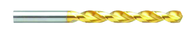 1 Dia. - HSS Parabolic Jobber Drill-130° Point-TiN - Exact Tool & Supply