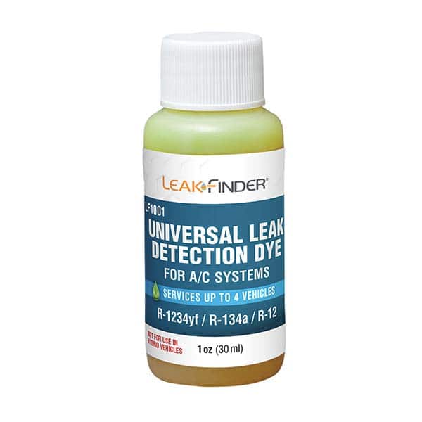 Leak Finder - Automotive Leak Detection Dyes Applications: Refrigeration Container Size: 1 oz. - Exact Tool & Supply