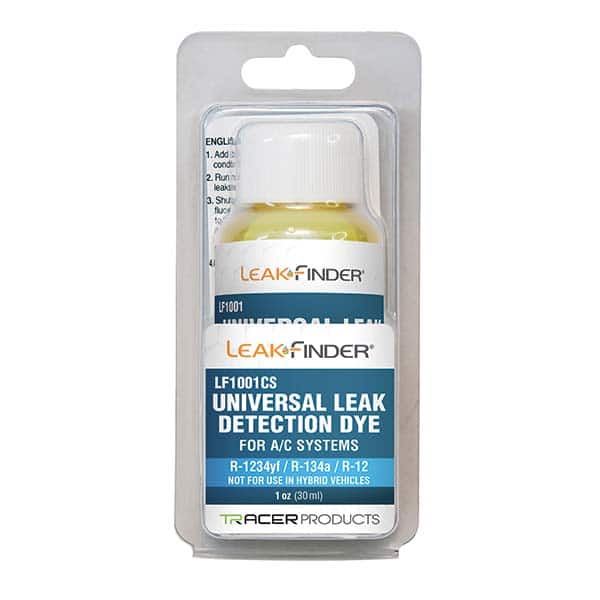 Leak Finder - Automotive Leak Detection Dyes Applications: Refrigeration Container Size: 1 oz. - Exact Tool & Supply