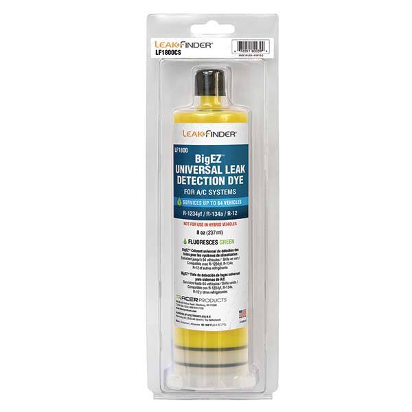 Leak Finder - Automotive Leak Detection Dyes Applications: Refrigeration Container Size: 8 oz. - Exact Tool & Supply
