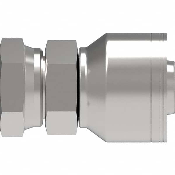 Eaton - Hydraulic Hose Fittings & Couplings Type: Female Straight Pipe Swivel Hose Diameter: 1-1/4 (Inch) - Exact Tool & Supply