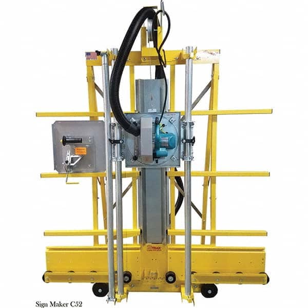 Saw Trax - Sign Maker Compact 64" Max Cross Cut Vertical Panel Saw - Exact Tool & Supply