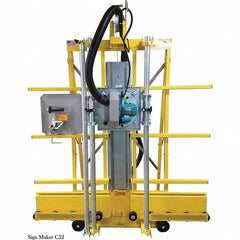 Saw Trax - Sign Maker Compact 64" Max Cross Cut Vertical Panel Saw - Exact Tool & Supply