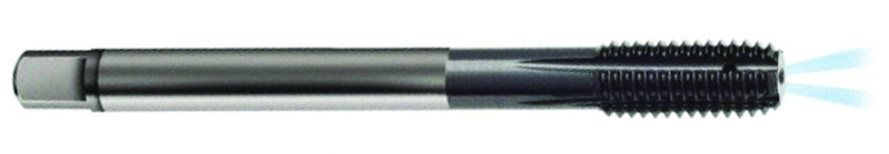 M20 x 2.5 Dia. - 6HX - 7 FL - Carbide Semi-Bott Tap-TiCN -Coolant-Thru-FORM-C DIN 376 - Exact Tool & Supply