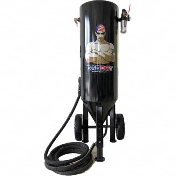 BadBoy Blasters - Portable Sandblasters Tank Height (Inch): 41 Overall Depth (Inch): 15 - Exact Tool & Supply