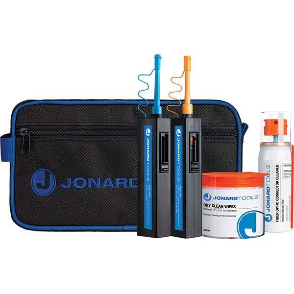 Jonard Tools - Cable Tools & Kits Tool Type: Fiber Cleaning Kit Number of Pieces: 5.000 - Exact Tool & Supply