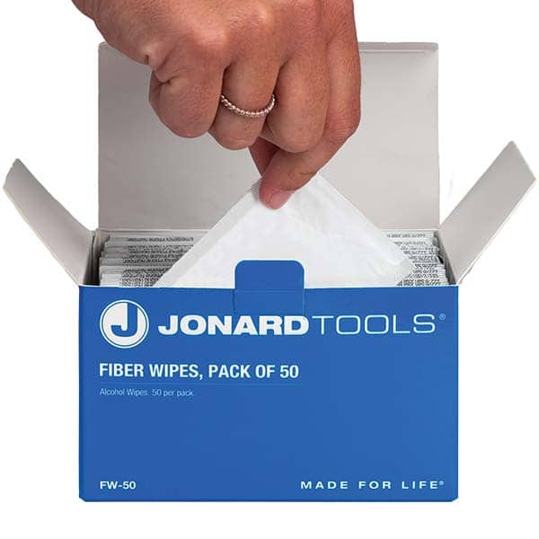 Jonard Tools - Cable Tools & Kits Tool Type: Fiber Wipes Number of Pieces: 50.000 - Exact Tool & Supply