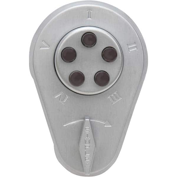Simplex - Lever Locksets Type: Thumbturn Door Thickness: 1-3/4 - Exact Tool & Supply