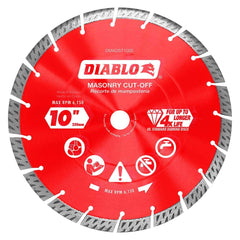 Freud - Wet & Dry-Cut Saw Blades; Blade Diameter (Inch): 10 ; Blade Material: Diamond-Tipped ; Arbor Style: Standard Round ; Arbor Hole Diameter (Inch): 5/8; 7/8 ; Arbor Hole Diameter (Decimal Inch): 5/8; 7/8 ; Application: Cutting Masonry - Exact Tool & Supply