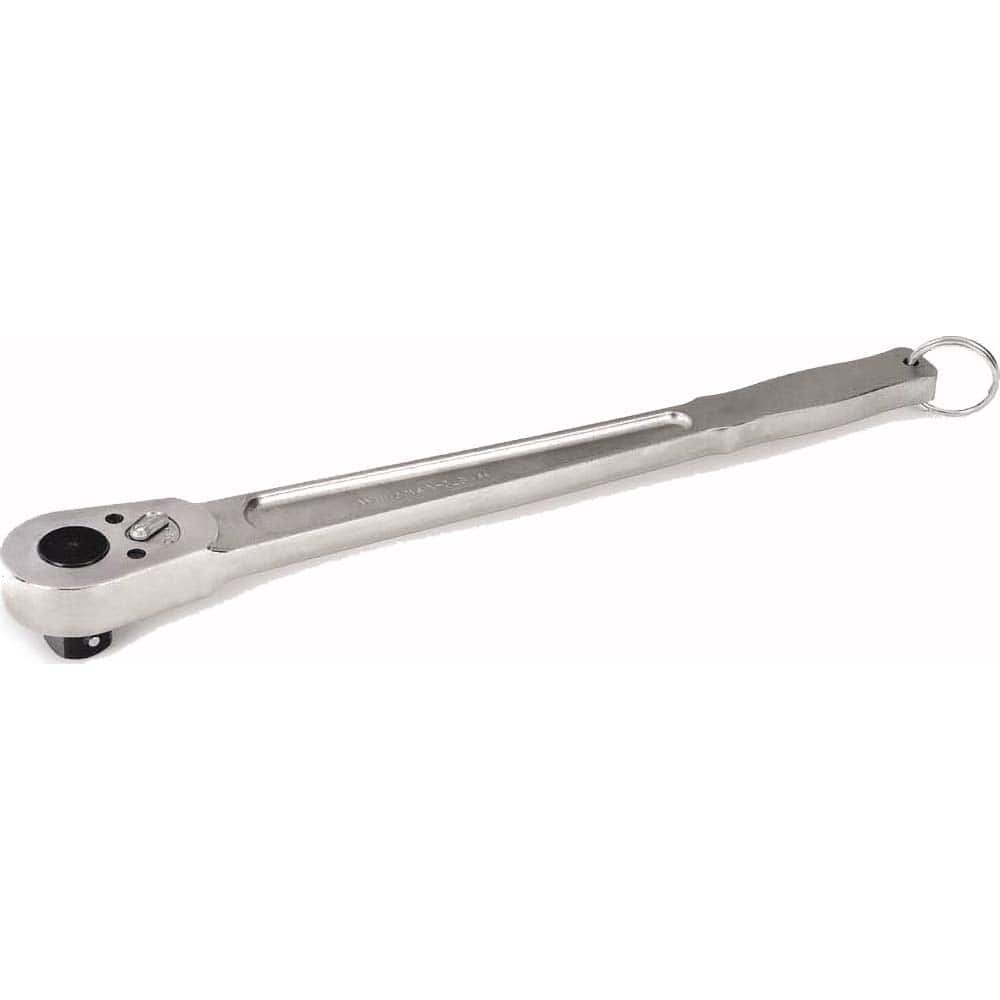 Williams - Ratchets; Tool Type: Tethered Drive Ratchet ; Drive Size (Inch): 3/4 ; Head Shape: Pear ; Head Features: Fine Tooth; Flat Sealed; Sealed Reversible ; Finish/Coating: Black Coated; Black Finish; Black Industrial; Black Matte ; Overall Length (I - Exact Tool & Supply