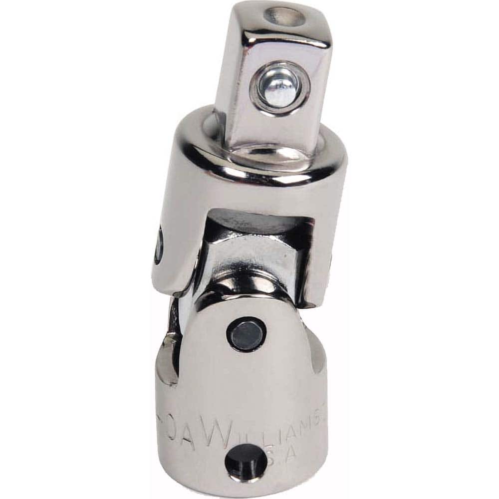 Williams - Socket Handles; Tool Type: Tethered Flexible Handle ; Drive Size (Inch): 3/8 ; Overall Length (Inch): 8-9/16 ; Finish/Coating: Chrome ; Additional Information: Drive handles provide extra leverage with greater strength than ratchets. Square dr - Exact Tool & Supply