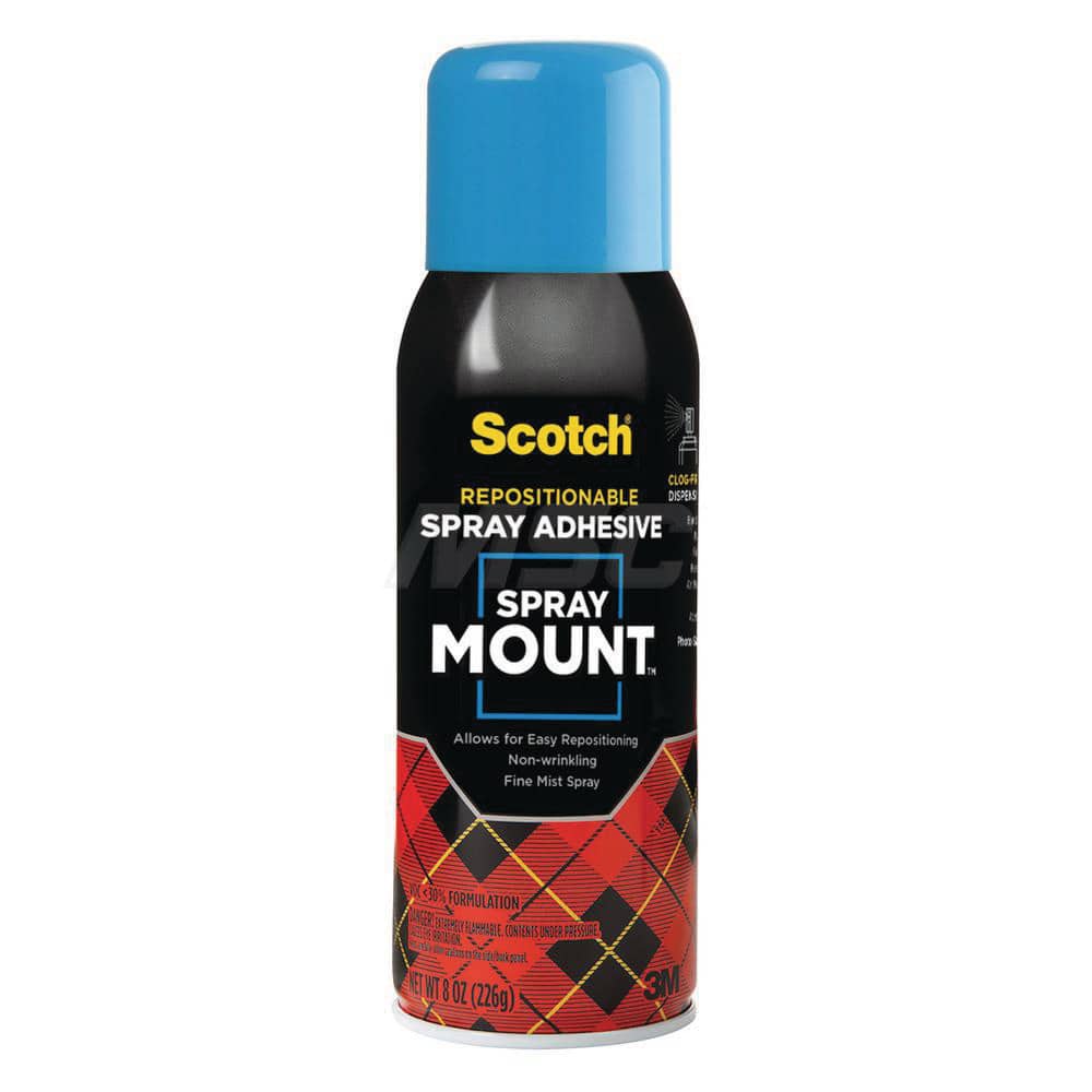 3M - Spray Adhesives; Container Size Range: 8 oz. - Exact Tool & Supply