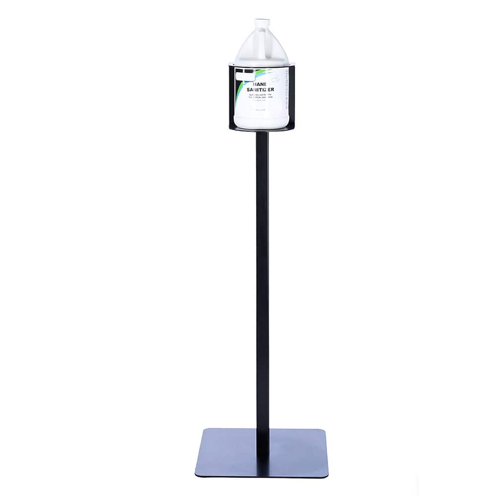 Marlin Steel Wire Products - Soap, Lotion & Hand Sanitizer Dispensers; Type: Hand Sanitizer Dispenser ; Mounting Style: Floor ; Capacity: 1 Gal. ; Color/Finish: Black - Exact Tool & Supply