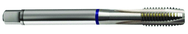 1-8 Dia. - 2B - 4 FL - Cobalt Spiral Pointed Plug Blue Ring Tap - Bright FORM-B DIN 376 - Exact Tool & Supply