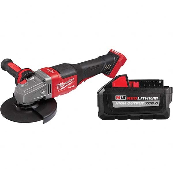 Milwaukee Tool - Angle & Disc Grinders Type of Power: Cordless Wheel Diameter (Inch): 4-1/2 - 6 - Exact Tool & Supply
