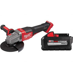 Milwaukee Tool - Angle & Disc Grinders Type of Power: Cordless Wheel Diameter (Inch): 4-1/2 - 6 - Exact Tool & Supply
