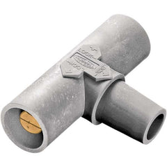 Hubbell Wiring Device-Kellems - Single Pole Plugs & Connectors Connector Type: Paralleling Tee End Style: Female-Male-Male - Exact Tool & Supply