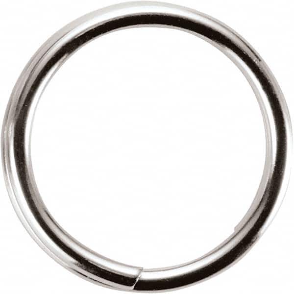 Milwaukee Tool - Tool Holding Accessories; Type: Tool Holder ; Connection Type: Snap Hook Cord ; Length: 2.00 ; Length (Decimal Inch): 2.00 ; Additional Info: (5) 2lb 2" Split Ring ; Color: Silver - Exact Tool & Supply