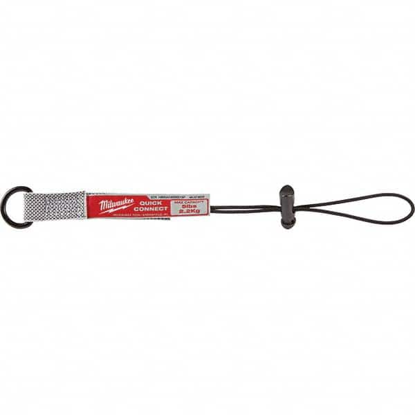 Milwaukee Tool - Tool Holding Accessories; Type: Tool Lanyard ; Connection Type: Loop ; Length: 11.25 ; Length (Decimal Inch): 11.25 ; Additional Info: (3) 5lb Small Quick-Connect Accessory ; Color: Black; Red - Exact Tool & Supply
