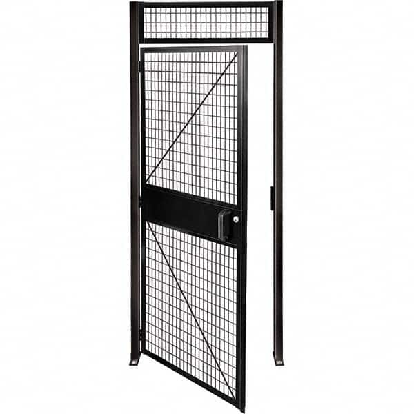 Folding Guard - Temporary Structure Doors Type: Hinged Door Width (Feet): 4 - Exact Tool & Supply