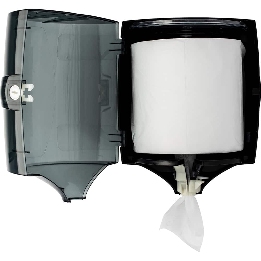 GoodEarth - Wipe Dispensers; For Use With: Wet wipes, Dry Towels ; Dispenser Style: Manual ; Color: Smoke ; Material: Industrial Grade Plastic - Exact Tool & Supply