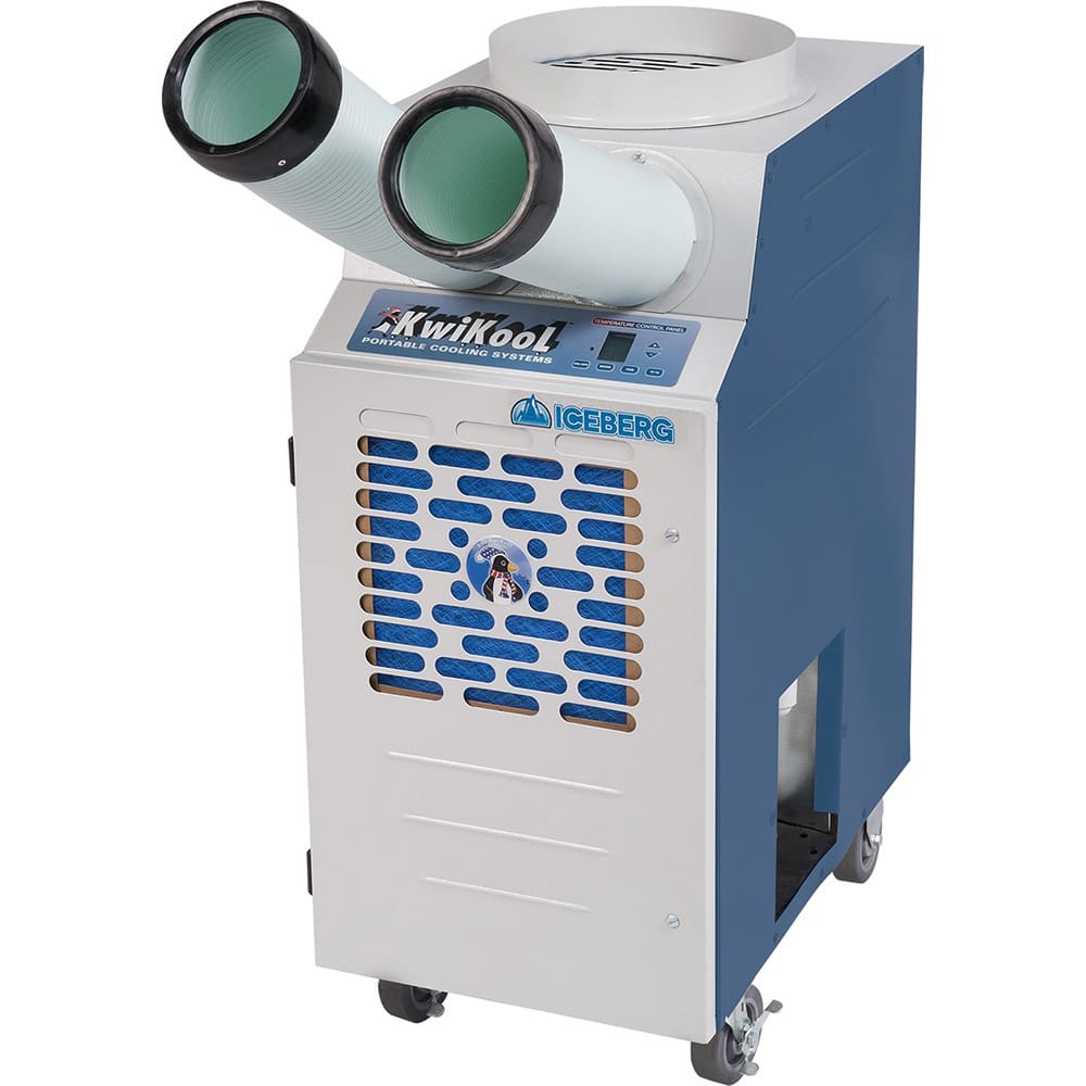 Kwikool - 13,700 BTU 11.5 Amp EER 11.51 460 CFM Portable Spot Cooler Air Conditioner - Exact Tool & Supply