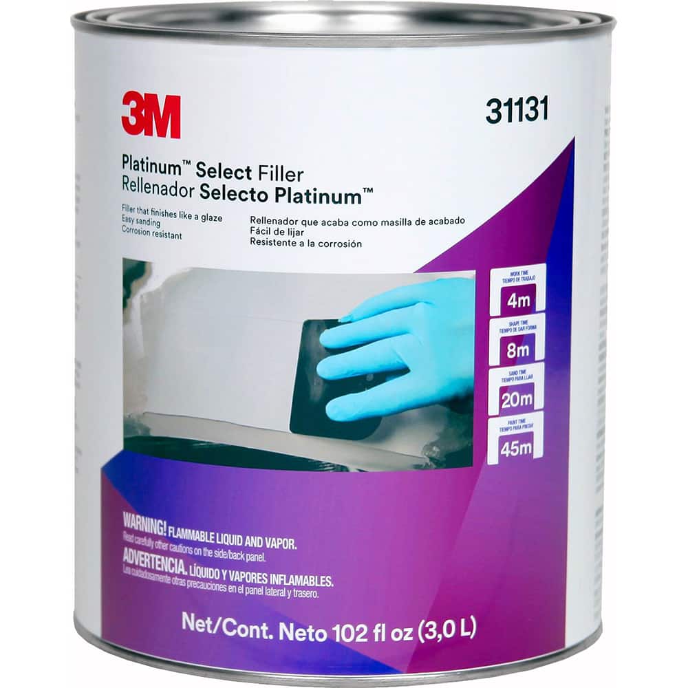 3M - Automotive Body Repair Fillers; Type: Body Filler ; Container Size: 1 Gal. ; Container Type: Can ; Color: Lavender - Exact Tool & Supply