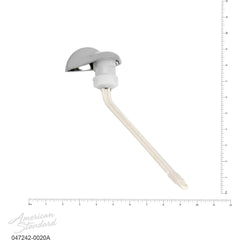 American Standard - Tank Levers; Arm Length: 9 (Inch); Style: Modern ; Handle Type: Plastic ; Material: Plastic - Exact Tool & Supply