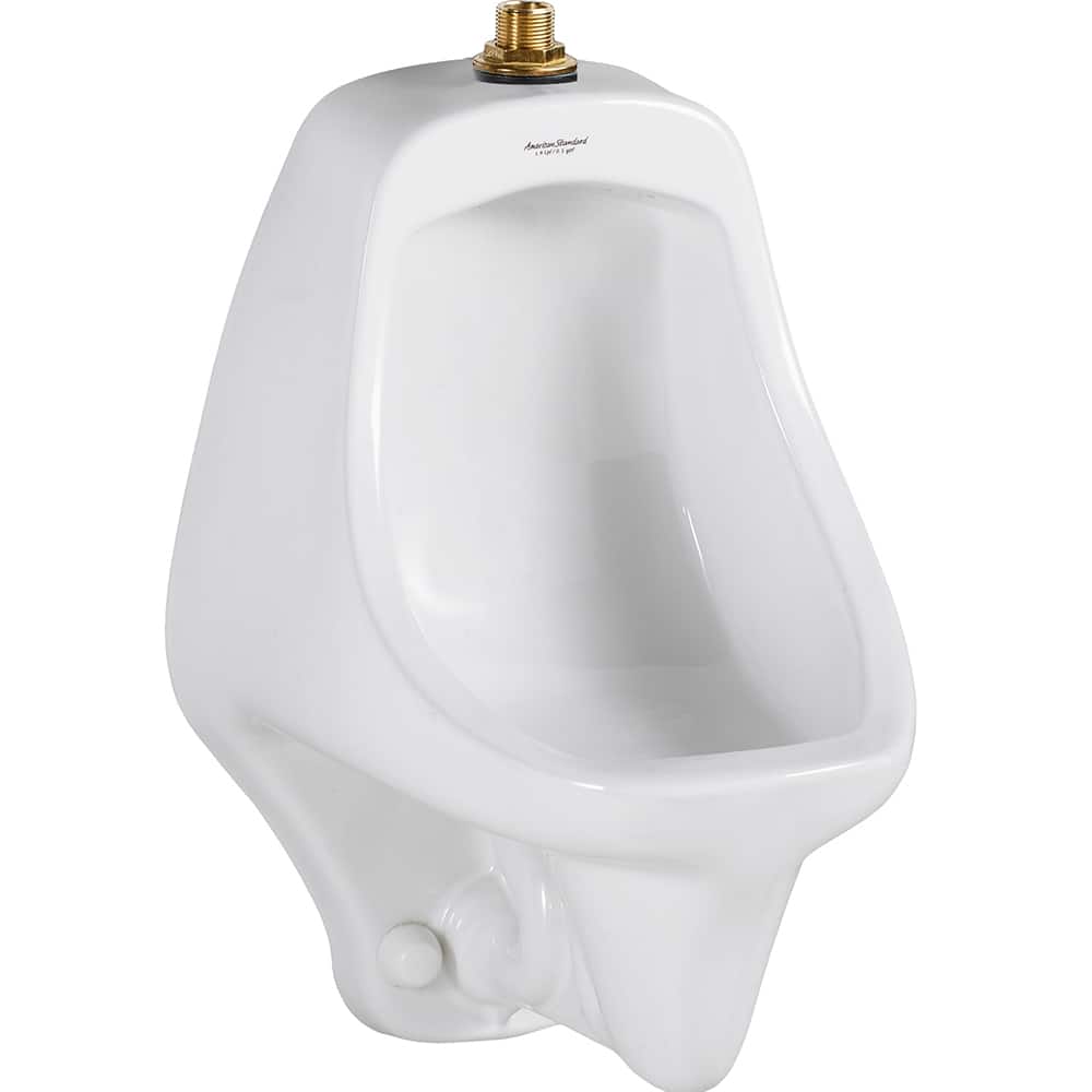 American Standard - Urinals & Accessories; Type: Top Spud Urinal ; Color: White ; Gallons Per Flush: 1.0 ; Litres Per Flush: 3.8 - Exact Tool & Supply