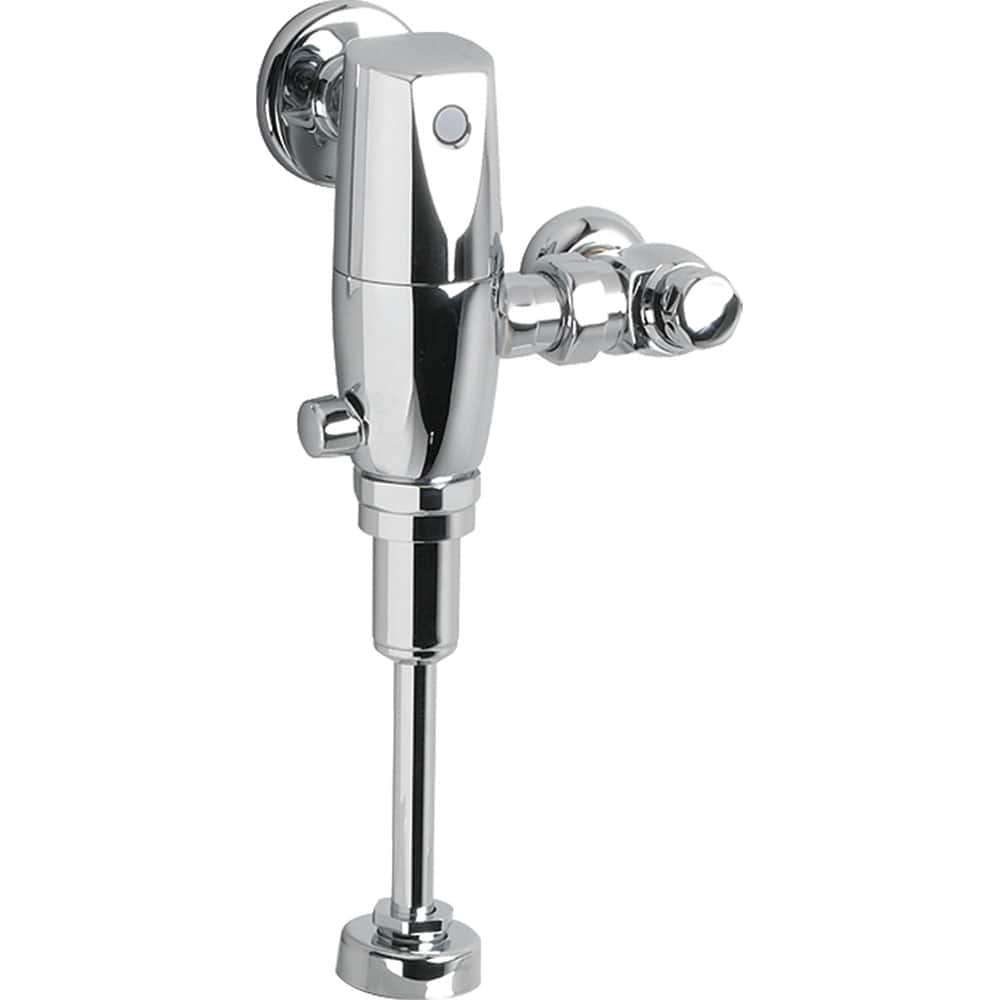 American Standard - Automatic Flush Valves; Type: Touchless Urinal Flush Valve ; Style: Modern ; Gallons Per Flush: 0.5 ; Pipe Size: 3/4 (Inch); Spud Coupling Size: 3/4 (Inch); Cover Material: Chrome - Exact Tool & Supply